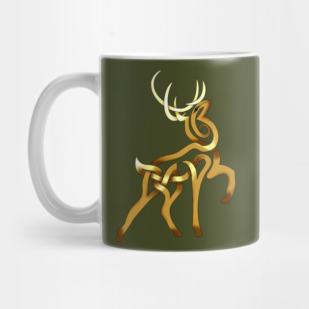 Stag Passant Contourne' by KnotYourWorld4